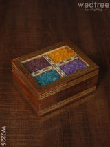 Wooden Gem Stone Box - 3X4 W0225 Jewellery Holders