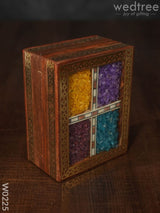 Wooden Gem Stone Box - 3X4 W0225 Jewellery Holders