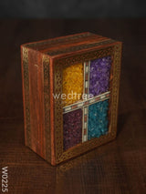 Wooden Gem Stone Box - 3X4 W0225 Jewellery Holders