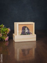 Wooden Hand Painted Coasters With Stand - W0240 Corporate Gifts