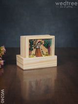 Wooden Hand Painted Coasters With Stand - W0240 Corporate Gifts