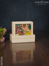 Wooden Hand Painted Coasters With Stand - W0240 Corporate Gifts