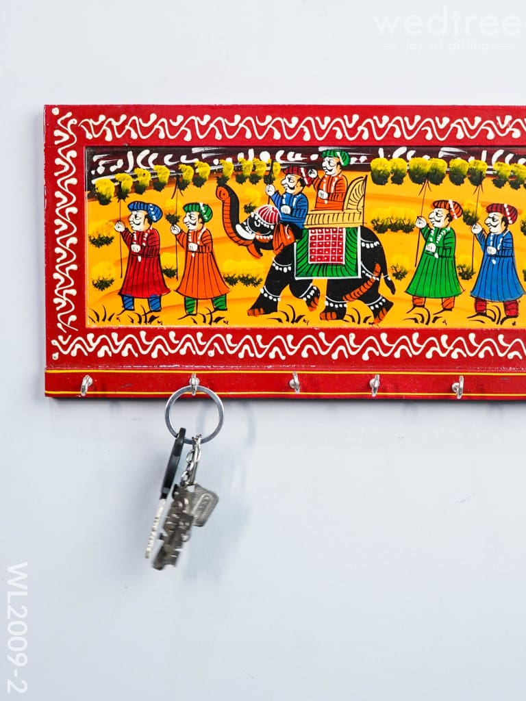 Wooden Key Hanger - Royal Elephant Big (12X6) Wl2009-2 Hangers