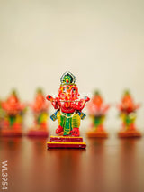 Standing Ganesha - Set Of 6 Wl3954 Wooden Decor