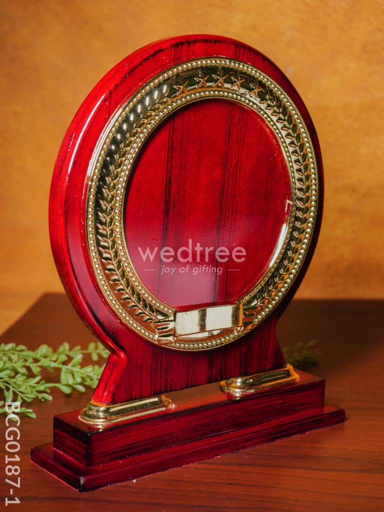 Wooden Round Trophy - Bcg0187 Branding