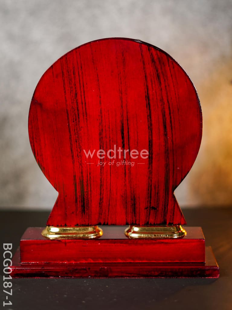 Wooden Round Trophy - Bcg0187 Branding