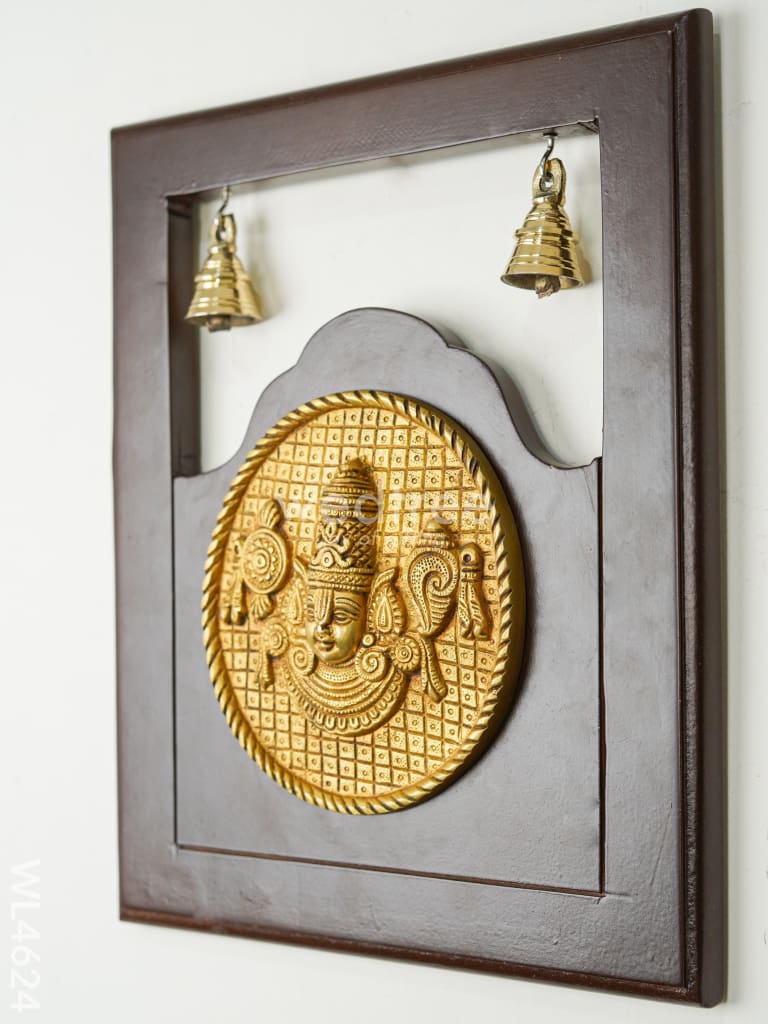 Wooden Tirupati Balaji Wall Hanging Frame - Wl4624 Utility