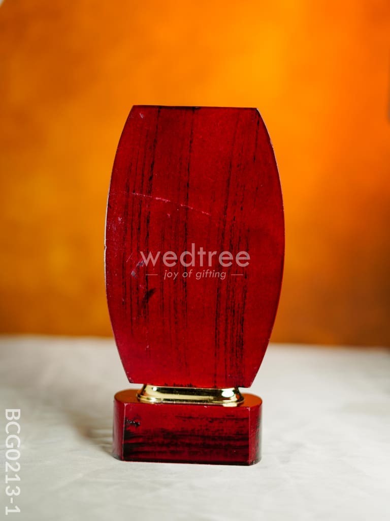 Wooden Trophy With Branding Space - Bcg0213