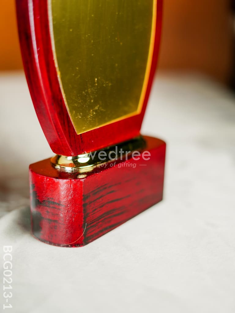 Wooden Trophy With Branding Space - Bcg0213