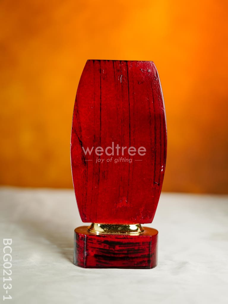 Wooden Trophy With Branding Space - Bcg0213