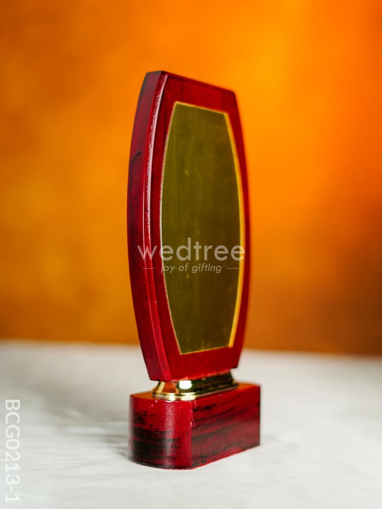 Wooden Trophy With Branding Space - Bcg0213