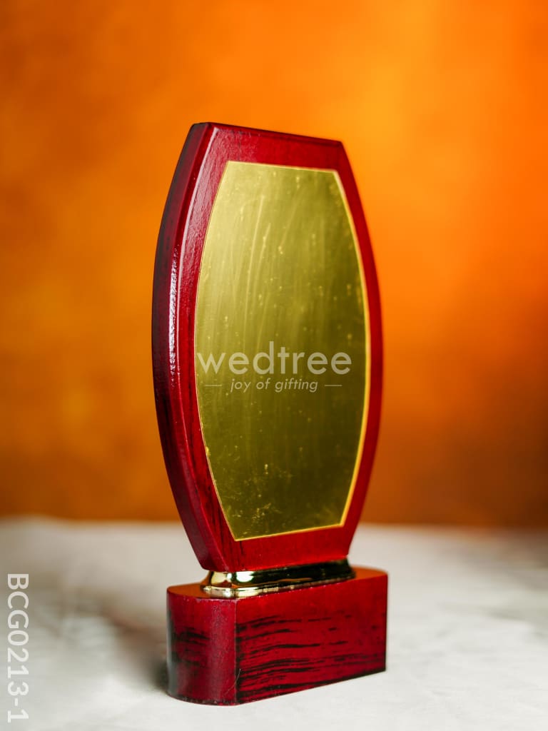 Wooden Trophy With Branding Space - Bcg0213