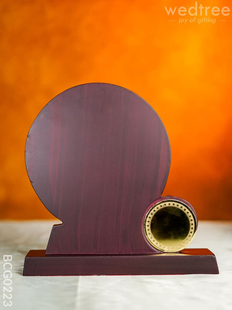 Wooden Trophy With Stand - 10 Inch Bcg0223 Branding