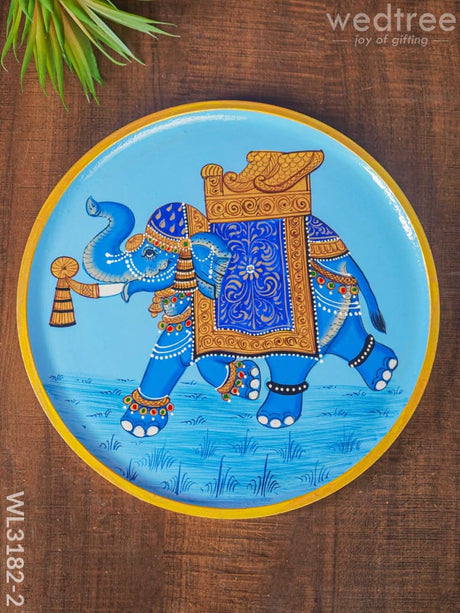 Wooden Wall Hanging Frames Elephant - 10 Inch Wl3182-2