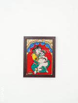 Yashoda Krishna Glass Reverse Painting Frame - 8 X 6 Inch Wl4566 Frames