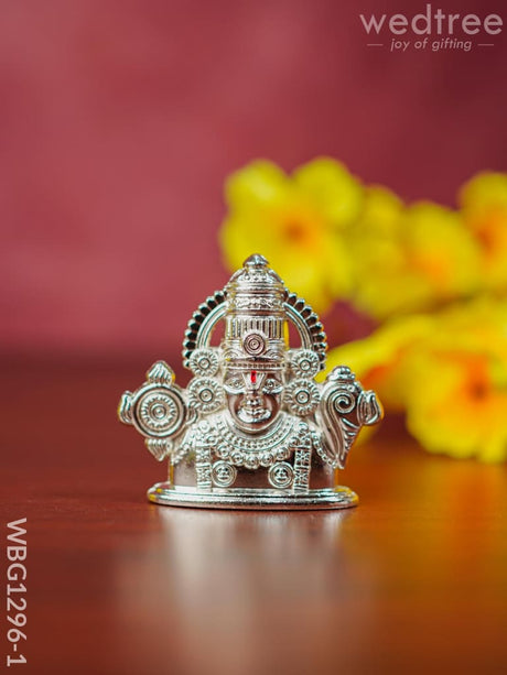 Zink Alloy Balaji Idol - Wbg1296 Silver Finish Divine Figurines