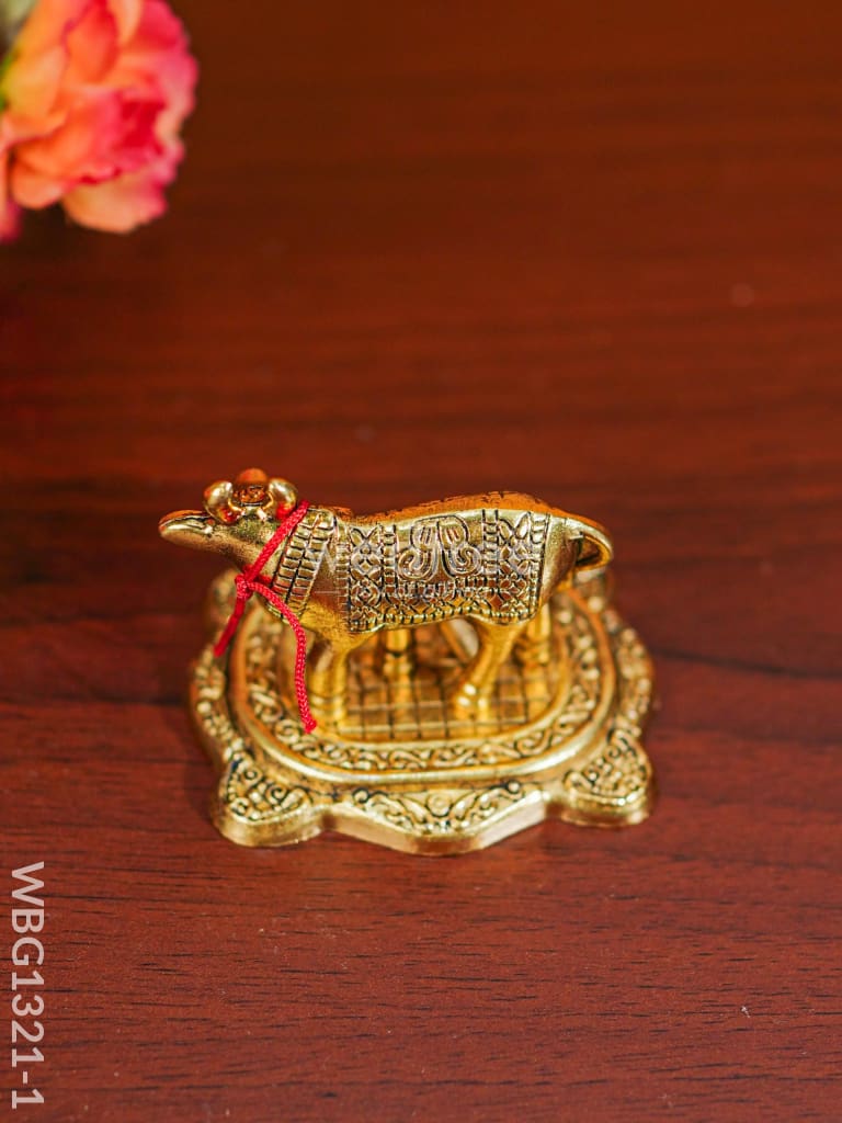 White Metal Cow - Wbg1321 Metal Figurine