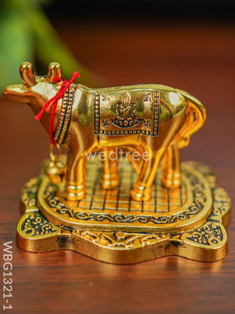 White Metal Cow - Wbg1321 Figurine Rg