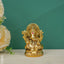 Zinc Alloy Ganesha Idol - Wbg1298 Gold Antique Murti Rg