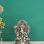 Zinc Alloy Ganesha Idol - Wbg1298 Silver Antique Murti Rg