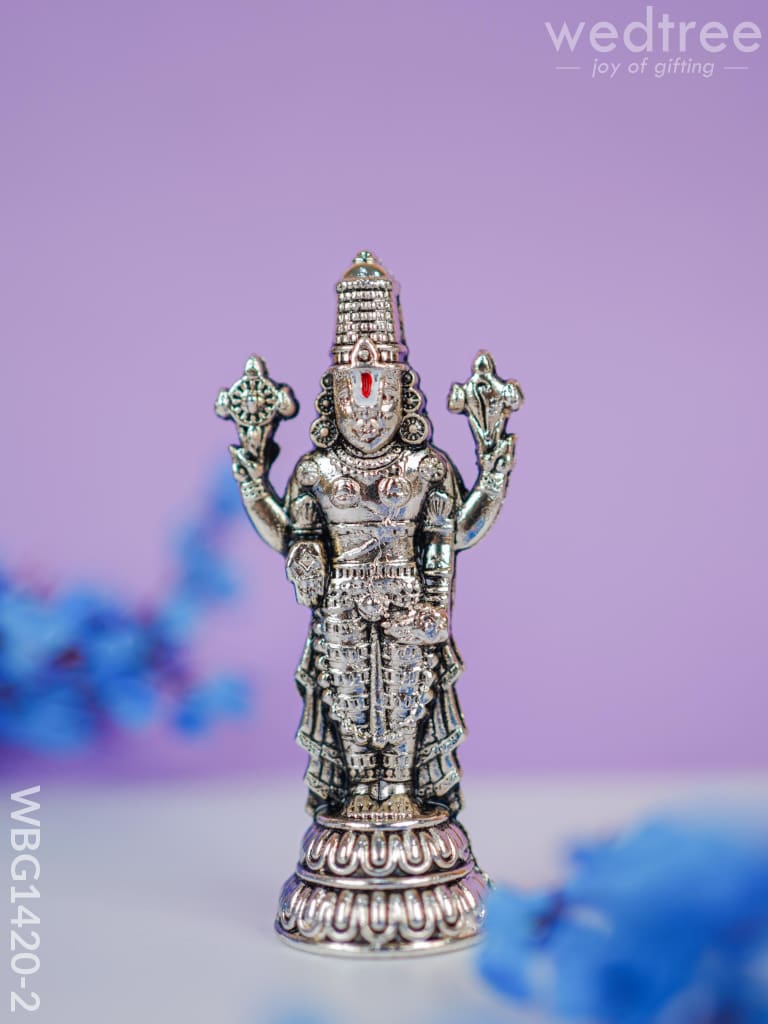 Zinc Alloy Gold Antique Tirupati Balaji Idol - Wbg1420 Silver Murti Rg