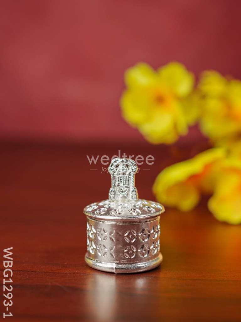 Zinc Alloy Kumkum Holder With Balaji - Wbg1293 Alloy Holders