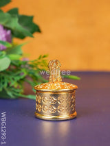 Zinc Alloy Kumkum Holder With Balaji - Wbg1293 Metal Rg