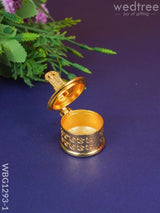 Zinc Alloy Kumkum Holder With Balaji - Wbg1293 Metal Rg