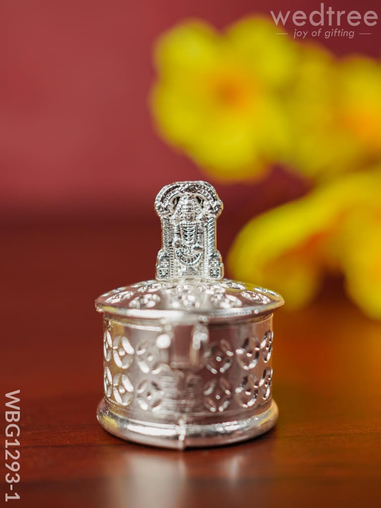 Zinc Alloy Kumkum Holder With Balaji - Wbg1293 Alloy Holders