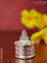 Zinc Alloy Kumkum Holder With Lakshmi - Wbg1292 Alloy Holders