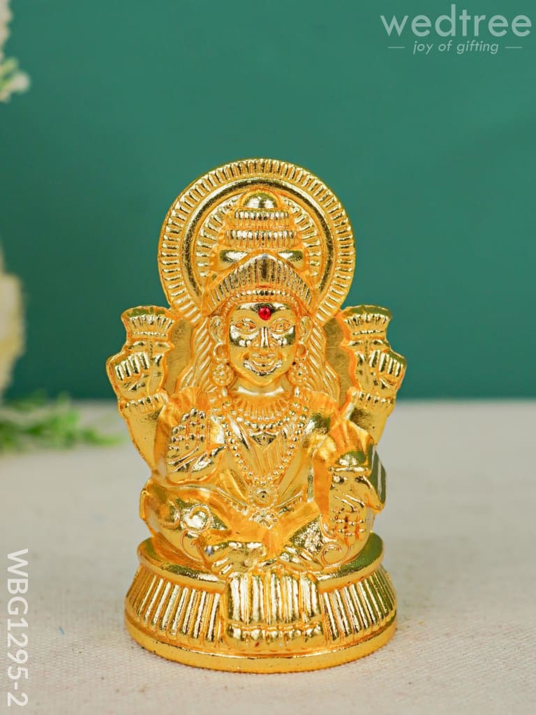 Zinc Alloy Lakshmi Idol - Wbg1295 Gold Finish Murti Rg