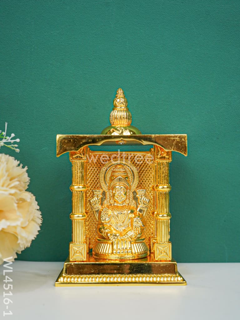 Zinc Alloy Pooja Mandir With Idol - Wl4516 Murti