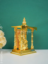 Zinc Alloy Pooja Mandir With Idol - Wl4516 Murti