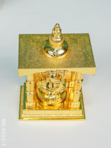 Zinc Alloy Pooja Mandir With Idol - Wl4516 Murti