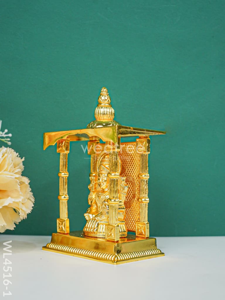 Zinc Alloy Pooja Mandir With Idol - Wl4516 Murti