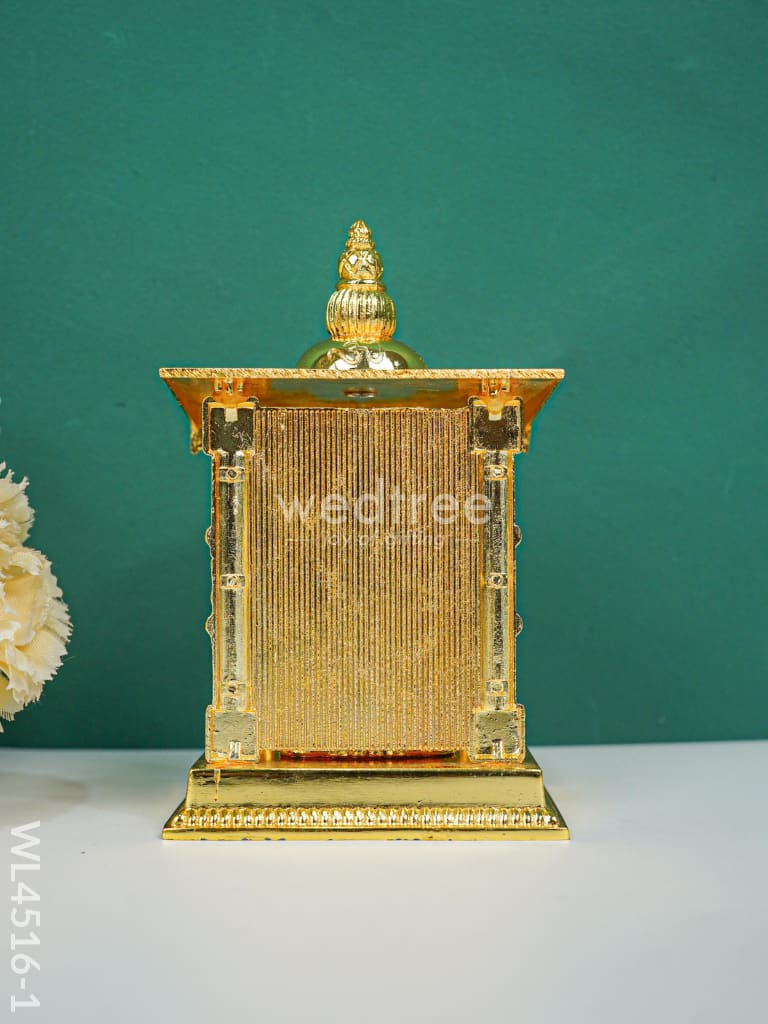 Zinc Alloy Pooja Mandir With Idol - Wl4516 Murti