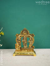 Zinc Alloy Ram Darbar - Wbg1422 Gold Antique Murti Rg