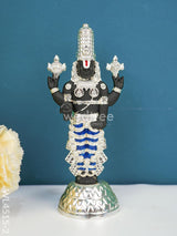 Metal White Tirupati Balaji Idol - Wl4515 Silver Metal Figurine