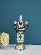 Metal White Tirupati Balaji Idol - Wl4515 Metal Figurine