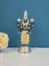 Metal White Tirupati Balaji Idol - Wl4515 Metal Figurine